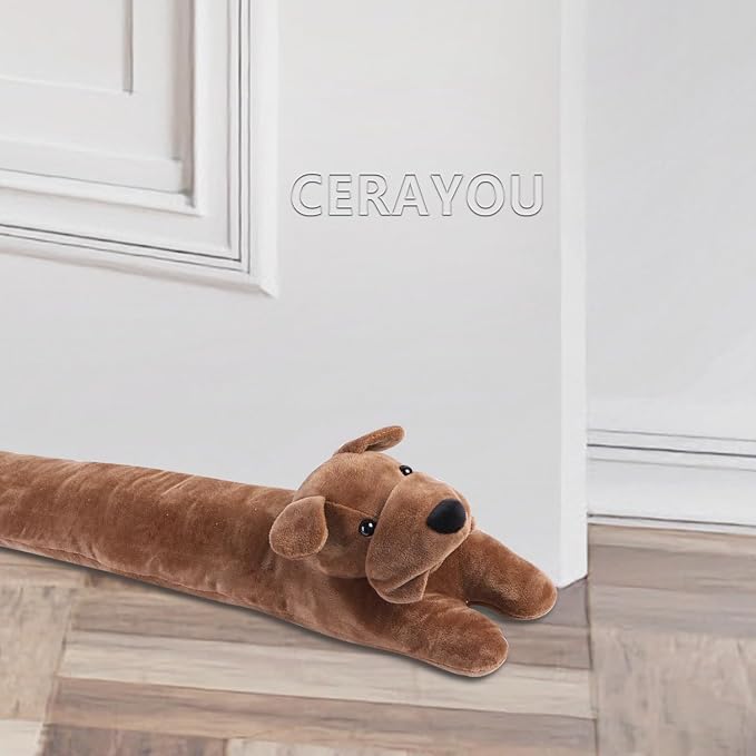 36 Inch Heavy Duty Under Door Draft Stopper, Cute Animals Shape Door & Window by CERAYOU