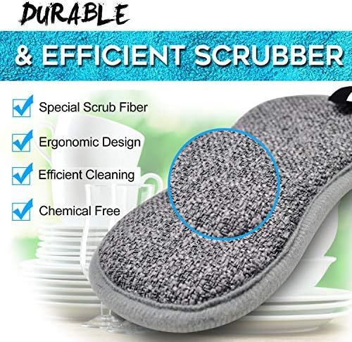 Dual Sided Multi-Purpose Sponges Kitchen, Non Scratch Dish Sponge - Image 2