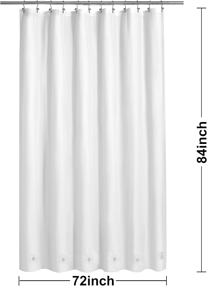 Barossa Design Extra Long Shower Curtain Liner - Image 4
