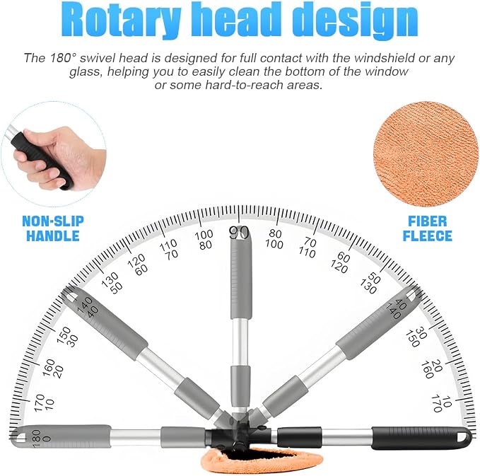 Extendable Car Windshield Cleaning Tool - Image 3