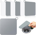 6 Pack Drain Covers for Bugs, 4.72 X 4.72 Inch, Anti Odor and Cockroach by Yinkin