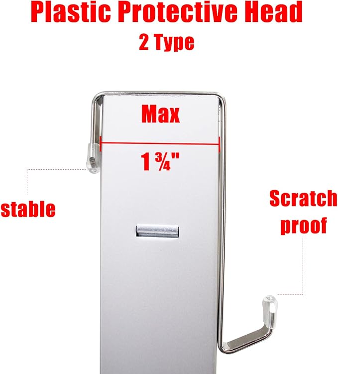 Heavy-duty Single Over Door Hooks, Stainless Steel Hanger Organizer - Image 2