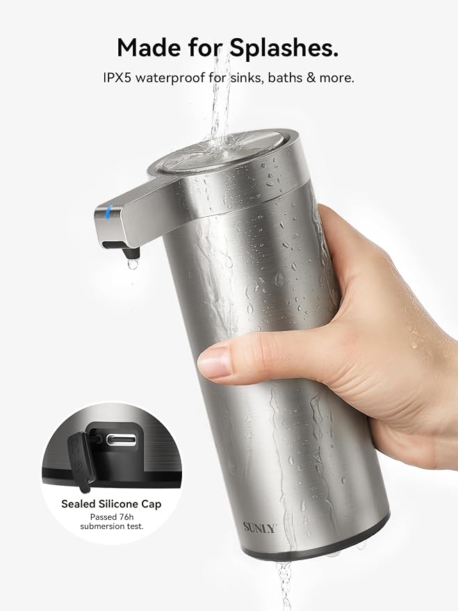 Automatic Foaming Soap Dispenser Touchless – Clog-Free Pump, 0.2s Fast Sensor - Image 7