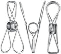 Clothes Pins Metal Stainless Steel Clothespins Laundry Pin Bag Photo Clips | by %E2%97%8FYourmostsincerefriend
