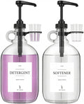2 Pcs Glass Liquid Laundry Detergent Dispenser by onsogi