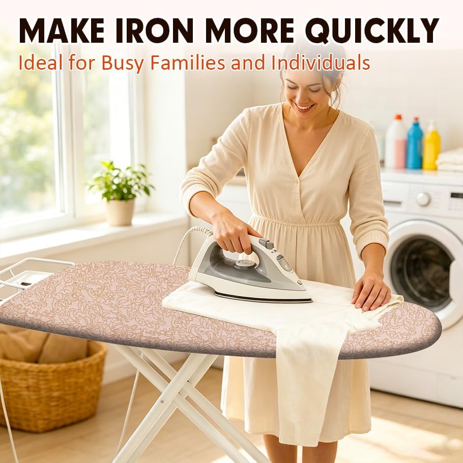 Ironing Board Cover and Pad, Extra Large 21x57, Extra Thick - Image 2