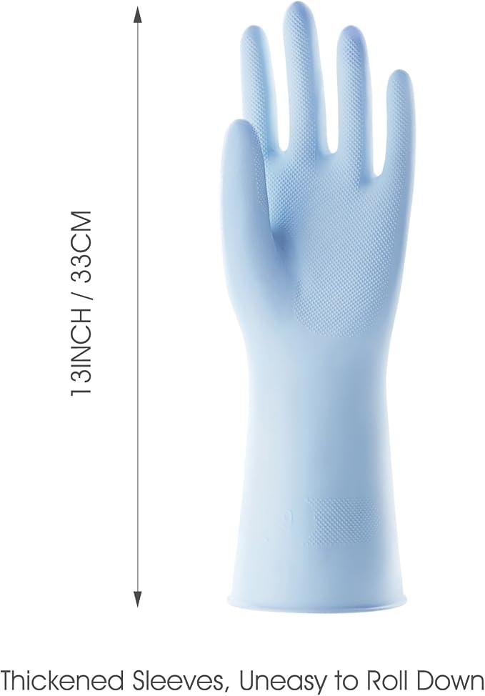 COOLJOB 2 Pairs Thickened Rubber Gloves - Image 3