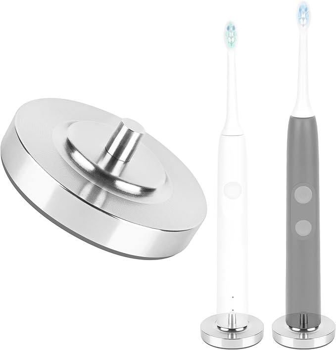 Silver Electric Toothbrush Holder by LUEXBOX