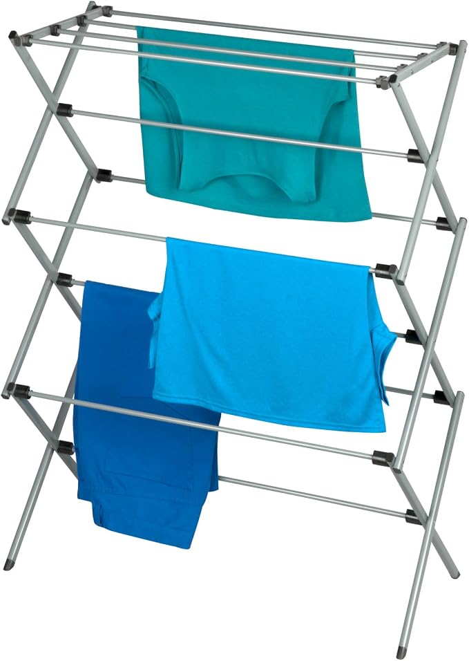 Honey-Can-Do Deluxe Metal Collapsible Clothes Drying Rack, 50 lbs - Image 4