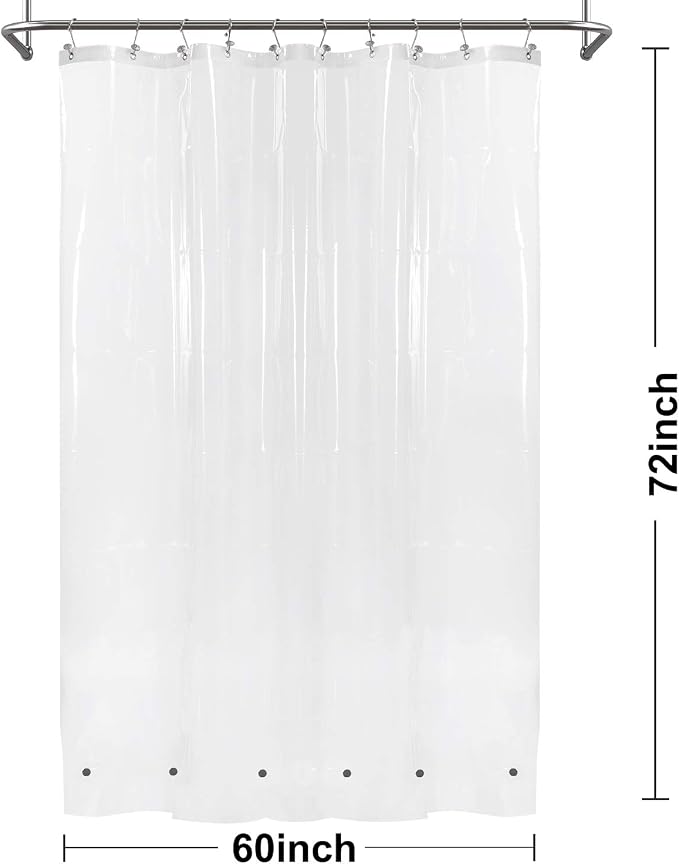 Barossa Design 60 x 72 Inches Shower Curtain Liner - Image 7