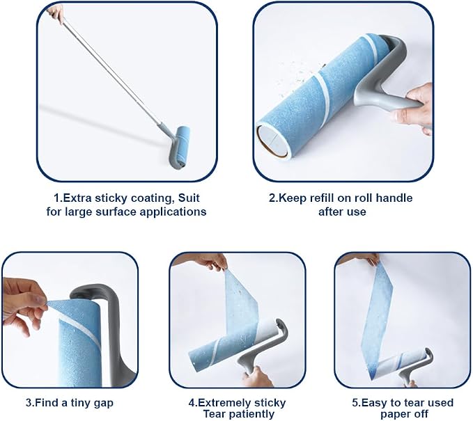 Layers Large Lint Roller Refill, Oversized Rollers, 10 in Wide in Market - Image 5