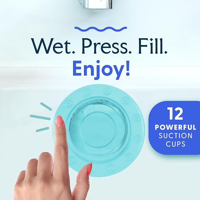 SlipX Solutions Bottomless Bath Overflow Drain Cover Accessory, Aqua | Adds - Image 7
