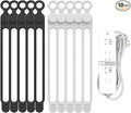UMUST Silicone Cable Straps, School | Reusable Cord Ties, Cable Strap Tie by ELECTRONICACCESSORIES