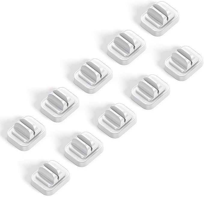 10Pack Cable Spring Holder Clips, Cord Organizer by Lamicall