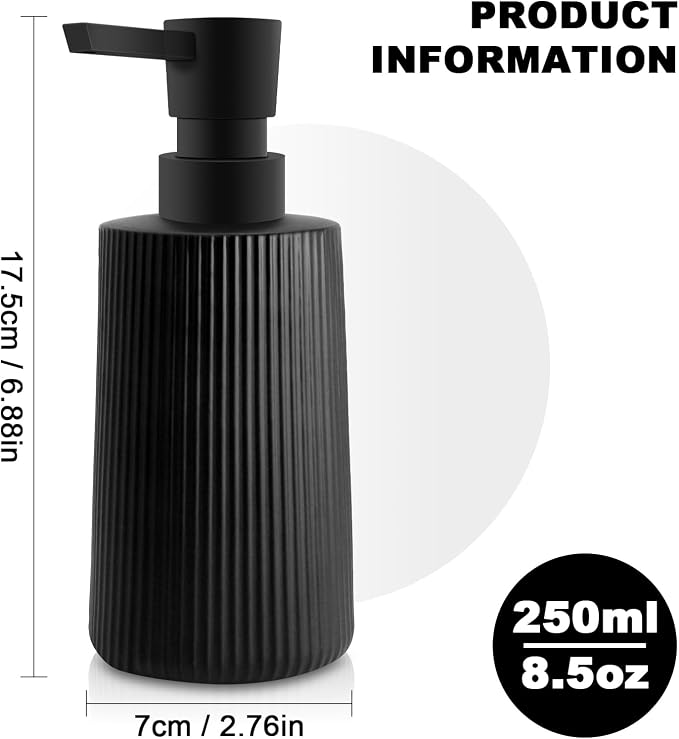 2 Pack Glass Small Soap Dispenser - Image 2