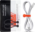 SMART&COOL Reusable Silicone Magnetic Cable Ties, Holding Stuff, Book Markers by SMARTCOOL