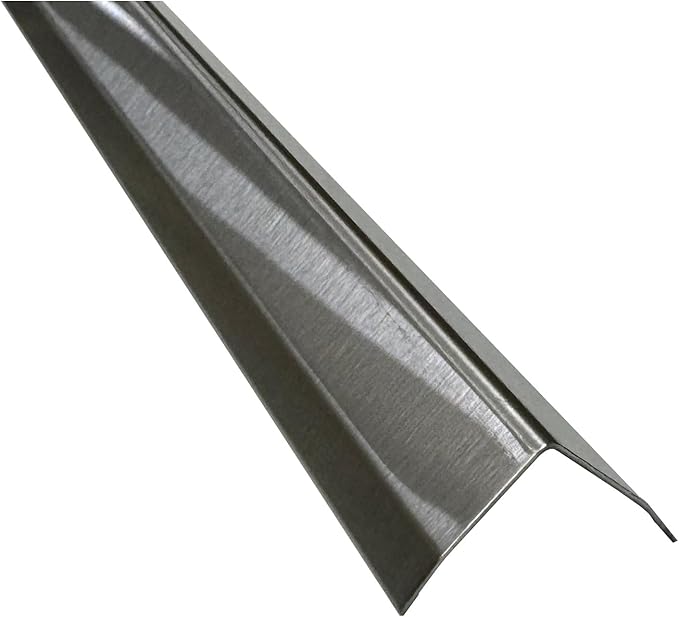 Brushed 304 Stainless Steel Corner Guards, 48" Wall Protectors, 20ga & 16ga, Available in 1/2" to 4", Multi-Pack Options (1, 2, 5, or 10) (1, 1 1/4 x 1 1/4, 20ga, with Hug Edges)