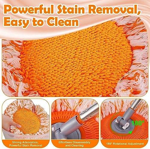 Keyloland Wall Mop, Primium 68” Wall Cleaner, High-Quality Baseboard Cleaner - Image 3
