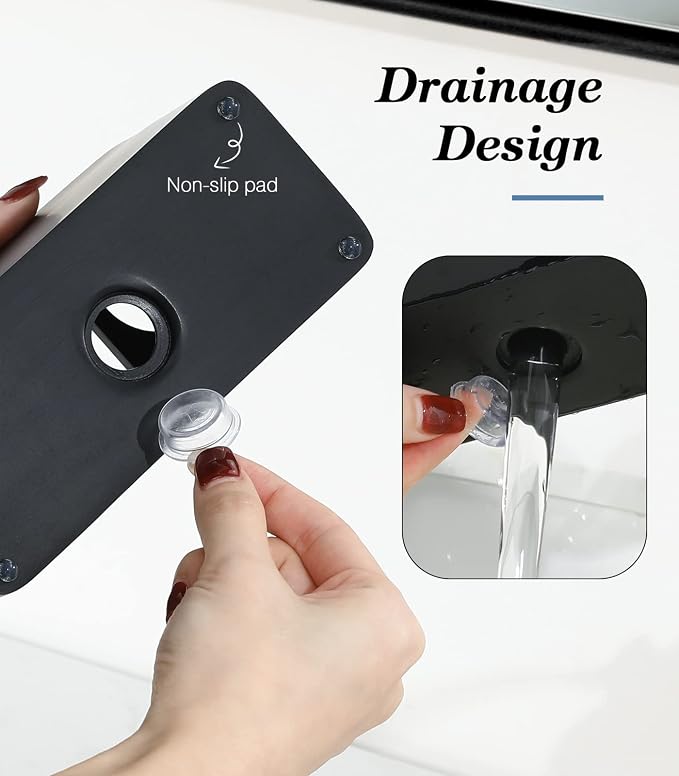 Luxspire Toothbrush Holder, 3 Slots, Toothbrush and Toothpaste Holder, Bathroom - Image 5