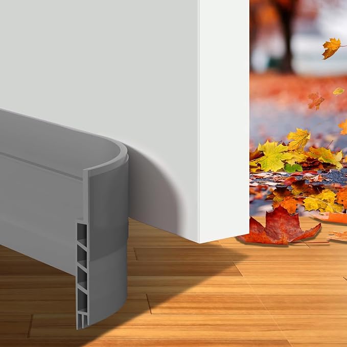 Suptikes 2 Pack Door Draft Stopper，Door Sweep by Suptikes