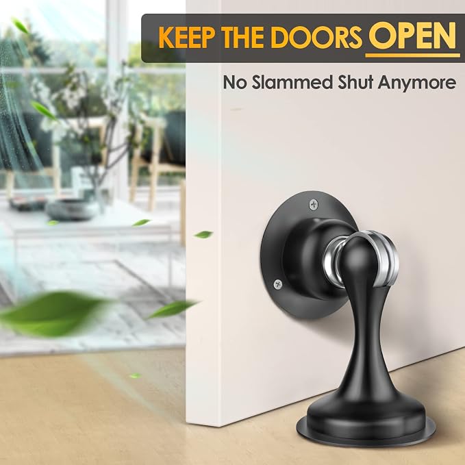 Door Stoppers Magnetic Door Catch Door Stop Door Holder Stainless Steel | - Image 2
