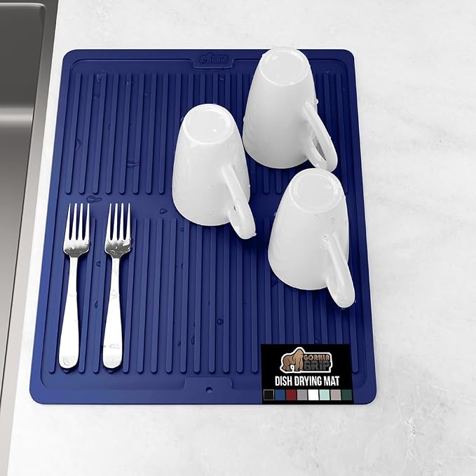 GORILLA GRIP 100% BPA-Free Patented Silicone Dish Drying Mat by Unknown