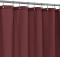 ALYVIA SPRING Waterproof Fabric Shower Curtain or Liner Burgundy Red by ALYVIASPRING
