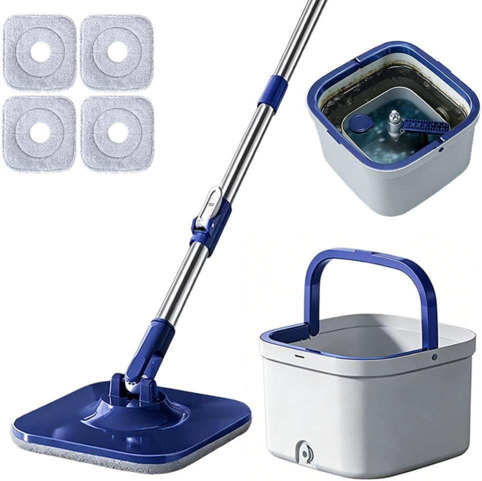 Microfiber Spin Mop Bucket Cleaning System by Unknown