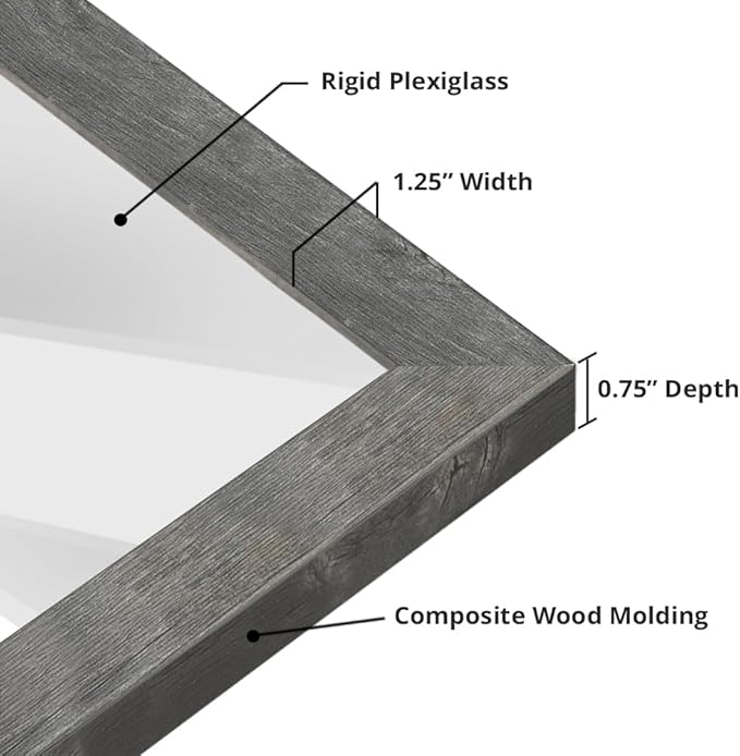 wallsthatspeak 20x28 American Barn Picture Frame for Puzzles Posters Photos or Artwork