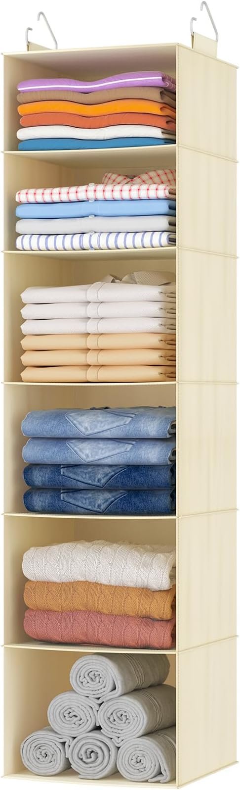 Lifewit 6 Tier Hanging Portable Closet Storage Organizer by Lifewit