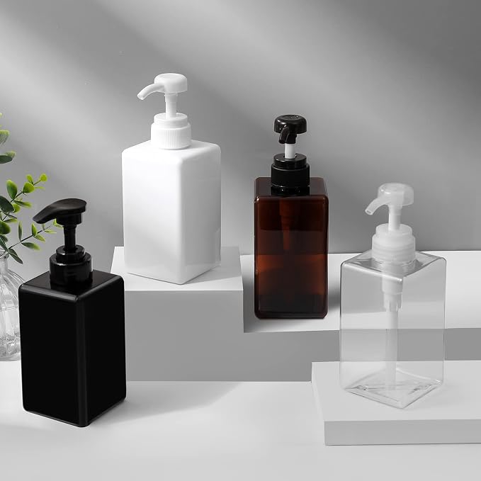 15 oz Hand Soap Dispenser, Plastic Pump Bottles, Refillable Empty Lotion - Image 3