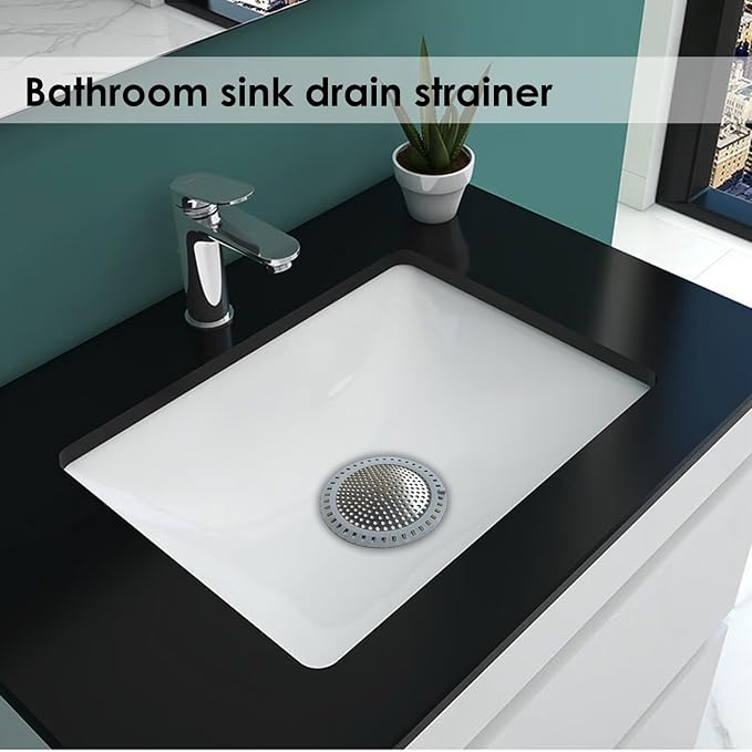 Huntonry Drain Hair Catcher, Shower Hair Drain Catcher, Shower Drain Cover - Image 7