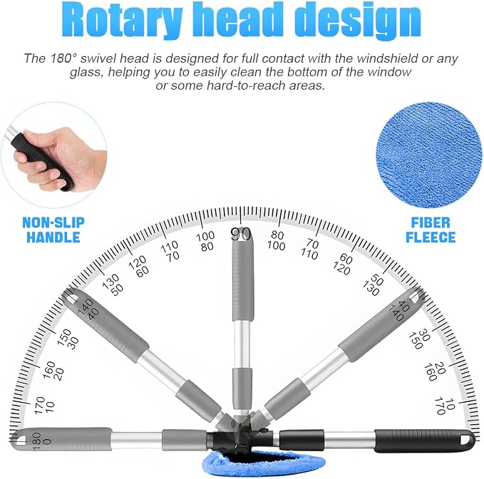 Extendable Car Windshield Cleaning Tool - Image 3