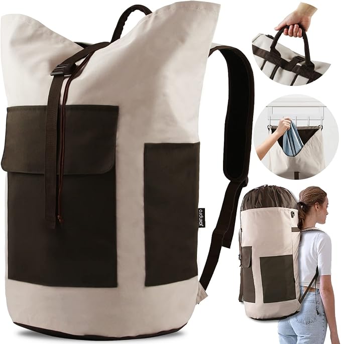 Laundry Backpack Bag 125L Extra Large, Heavy Duty by JOINPRO