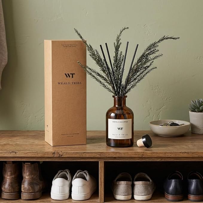 Reed Diffuser Set for Bathroom Air Fresheners, Oil Diffuser Sticks - Image 5