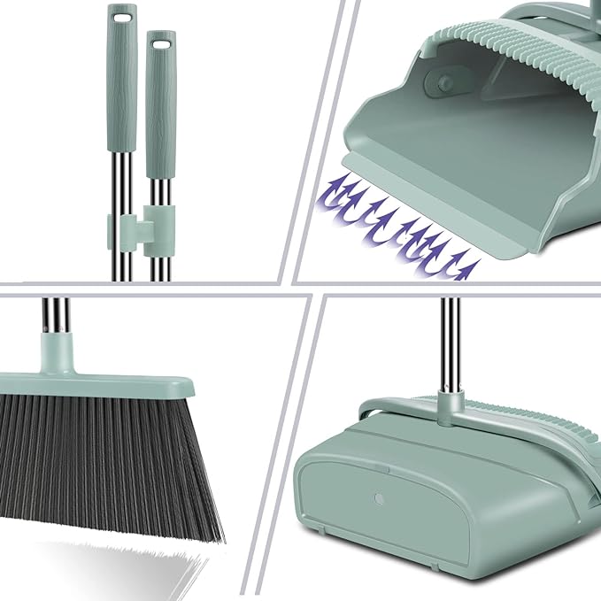 Upgrade Broom and Dustpan Set, Large Size and - Image 3