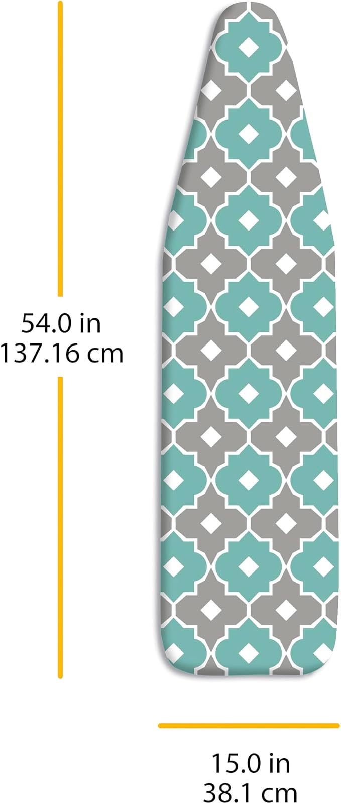 Whitmor Supreme Ironing Board Cover and Pad, Paragon Taupe/Gray - Image 5