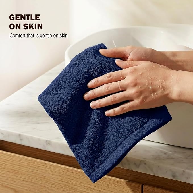 Utopia Towels 12 Pack Cotton Washcloths Set, 100% Ring Spun Cotton, Premium - Image 2