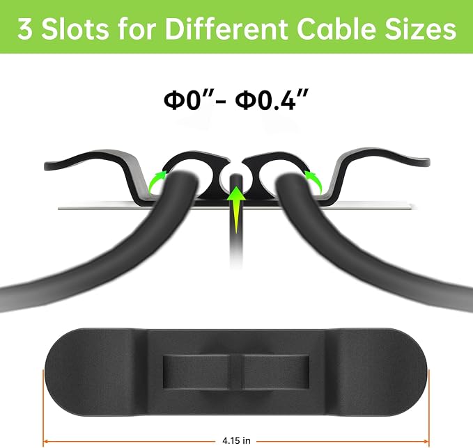 Daisyhome 6PCS Cord Organizer for Appliances, Upgraded Appliance Cord Wrap | - Image 5