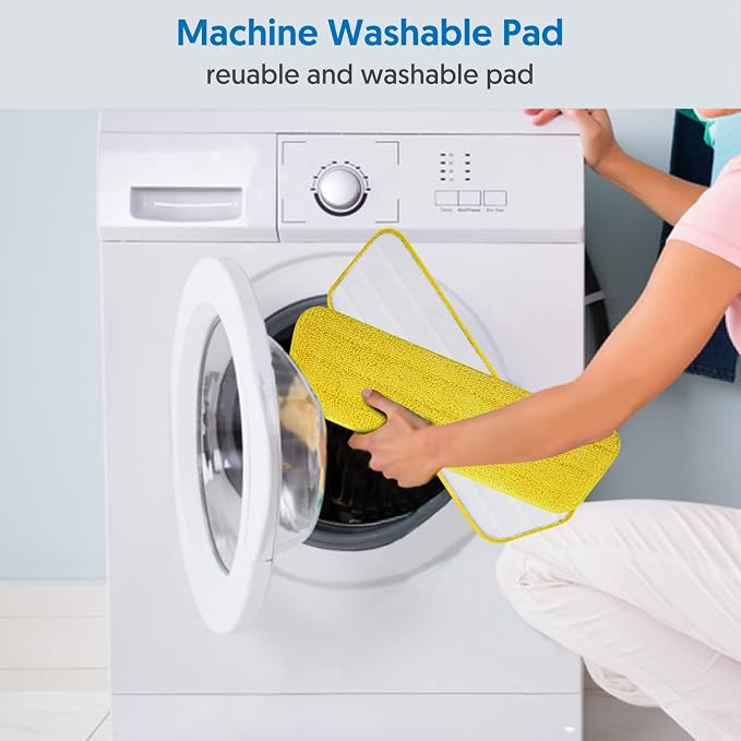 Washable Mop Pads for Swiffer PowerMop: Microfiber Wet Mops Refills 7 Pack - Image 6