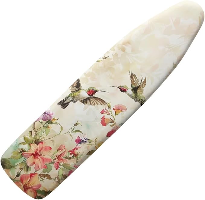 Hummingbird Print Ironing Board Cover and Pad 15x54 Inch Heavy Duty Iron Cover by Unknown