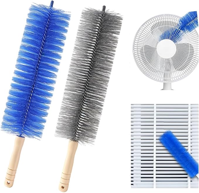 Fan Cleaning Brush, 2026 New Bendable Microfiber Head Dusting Brushes, Reusable by TAQIYEZ