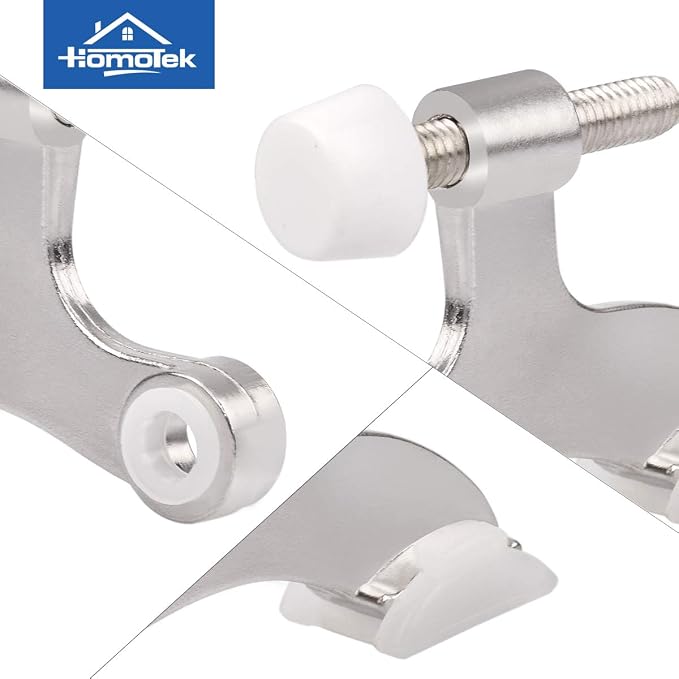 HOMOTEK 20 Pack Hinge Pin Door Stopper, Hinge Stops - Image 3