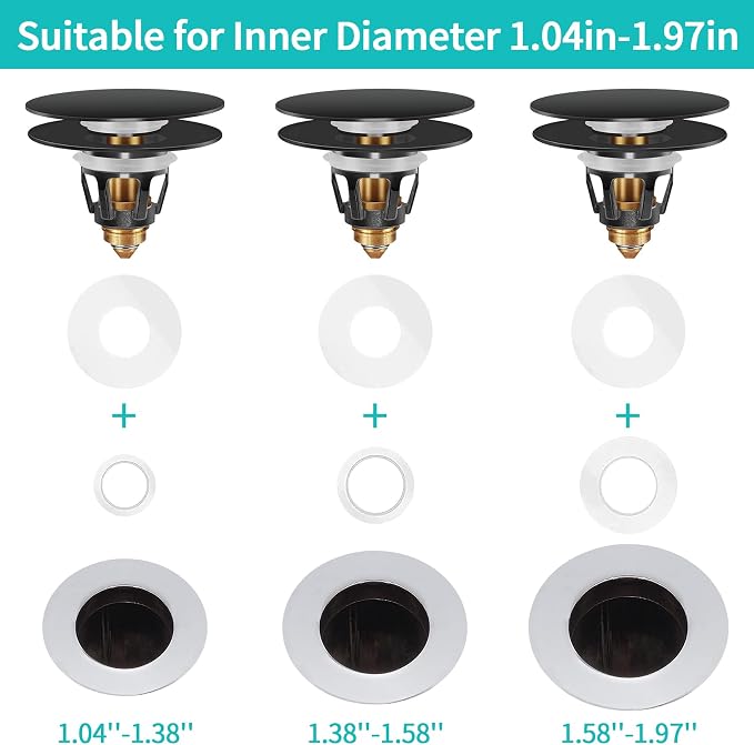 Universal Bathroom Sink Stopper - Image 4