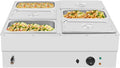 Commercial Food Warmer 6 Pan Buffet Bain Marie, 1500W Stainless Steel Electric Steam Table with Digital Temperature Control (86-230°F), 1.77Gal per Pan for Catering, Restaurants, Wedding Events