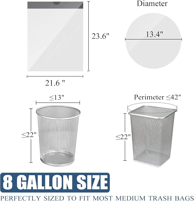 UhomeyUhao 8 Gallon Trash Bags - Image 5