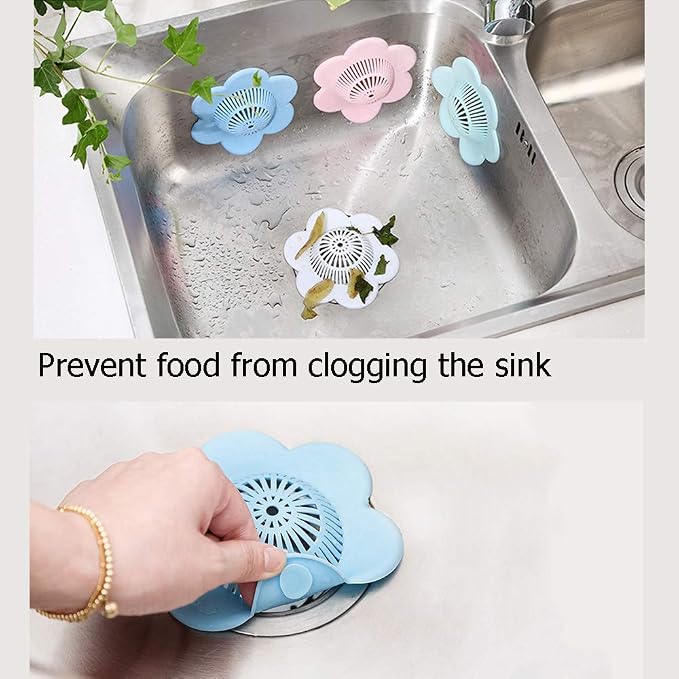 Hair Catcher Silicone Hair Stopper Shower Drain Covers - Image 5