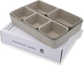 Office Felt Desk Drawer Organizer Tray 8pc Stone Natural Storage Bin | by Welaxy