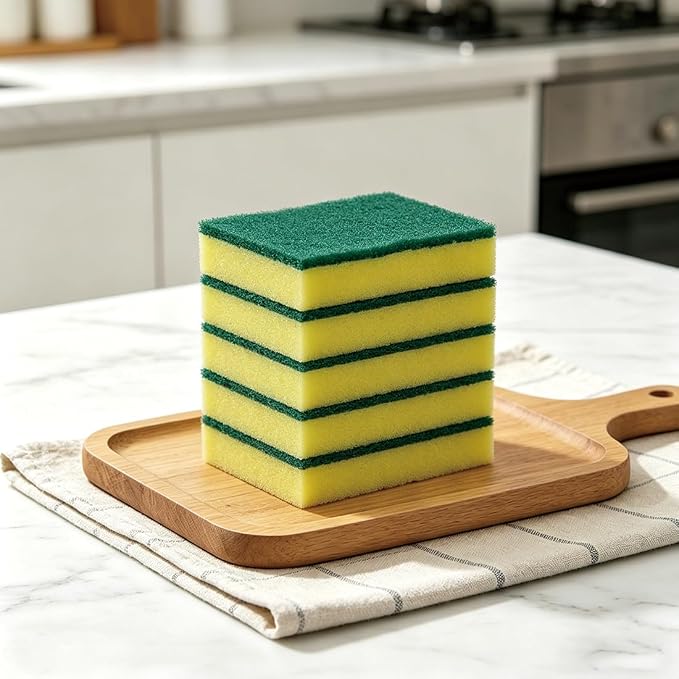 AIDEA Sponges Kitchen, 50-PK Heavy Duty Dish Sponge Kitchen, Scrub Sponges | - Image 2