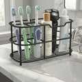 Bathway Toothbrush Holder for Bathroom, 6.9"L x 3.4"W x 4"H, Matte Black by Bathway